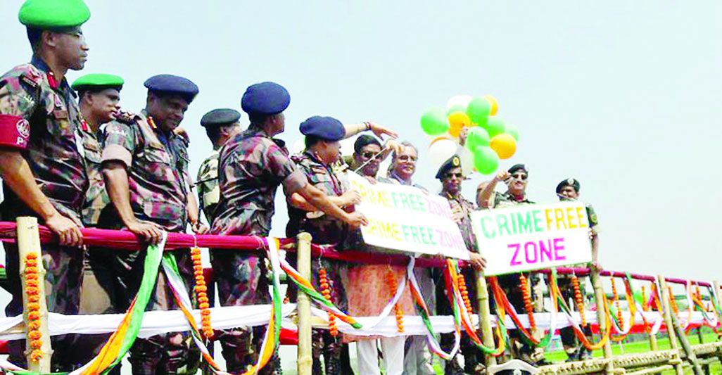 সীমান্তের ৮ কিলোমিটার অপরাধমুক্ত ঘোষণা