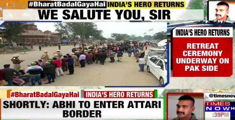 দেশে ফিরলেন ভারতীয় পাইলট অভিনন্দন