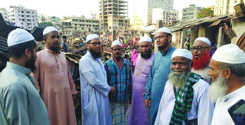 অগ্নিকাণ্ডে ক্ষতিগ্রস্ত চলন্তিকা বস্তিবাসীকে ক্ষতিপূরণ দিন : ইসলামী আন্দোলন