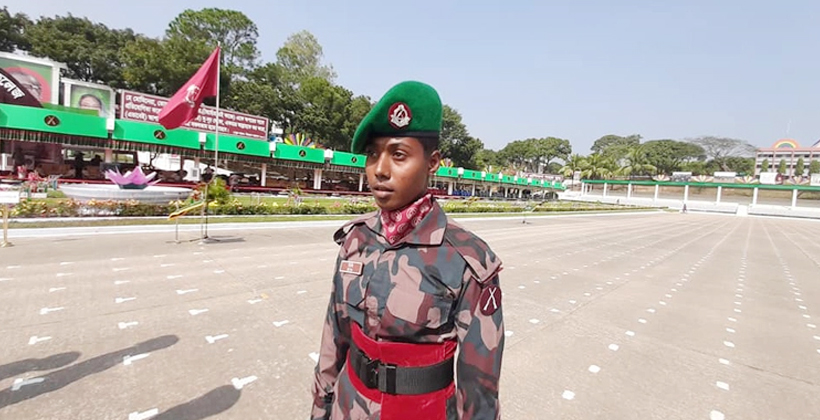 রিক্রুটে ফায়ারিংয়ে প্রথম হাসিনা আক্তার