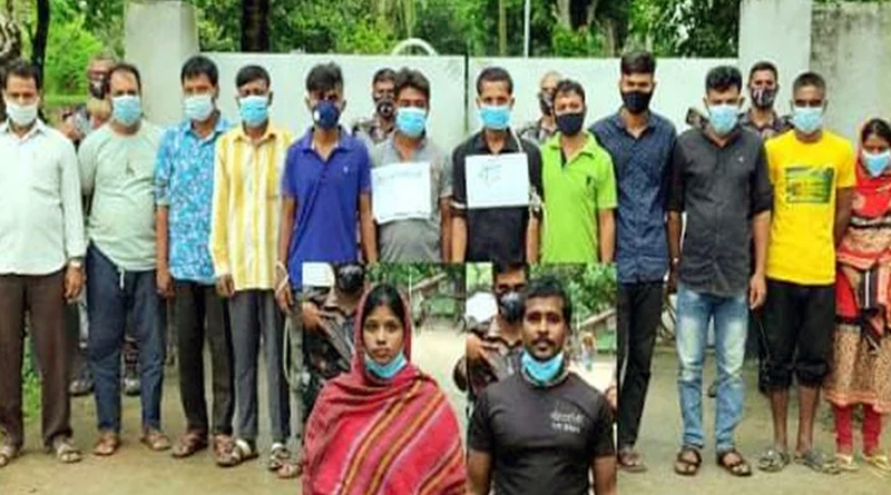 সীমান্তে দুই ভারতীয়সহ ১৭ জন গ্রেপ্তার