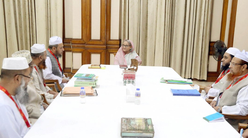 প্রধানমন্ত্রীর সঙ্গে বাংলাদেশ আনজুমানে আল ইসলাহ সদস্যদের সাক্ষাৎ