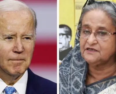 Sheikh hasina and Biden