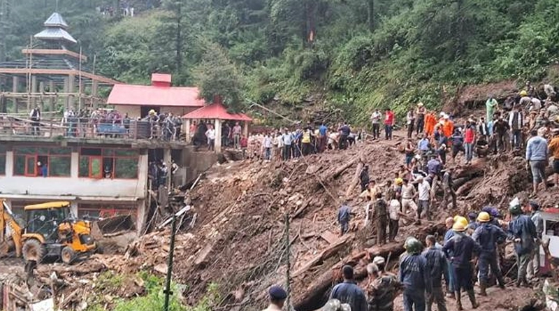 ভারতে মন্দিরে ধস, এখন পর্যন্ত উদ্ধার ১৭ মরদেহ