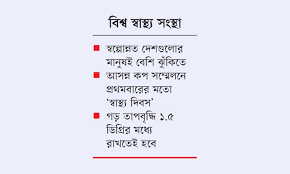 জলবায়ু পরিবর্তনে একক বৃহত্তম ঝুঁকি স্বাস্থ্য খাতে