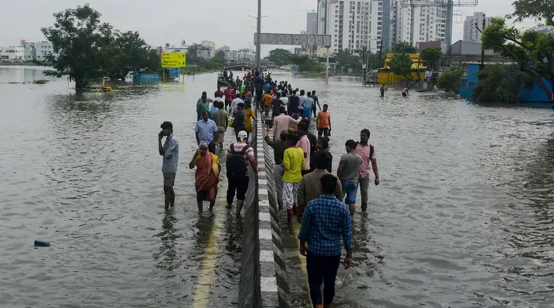 ভারতের অন্ধ্রপ্রদেশ ও তামিলনাড়ুতে বৃষ্টি, চেন্নাইতে নিহত ১২