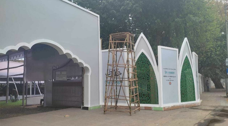 ঈদের জামাতের জন্য প্রস্তুত হচ্ছে জাতীয় ঈদগাহ