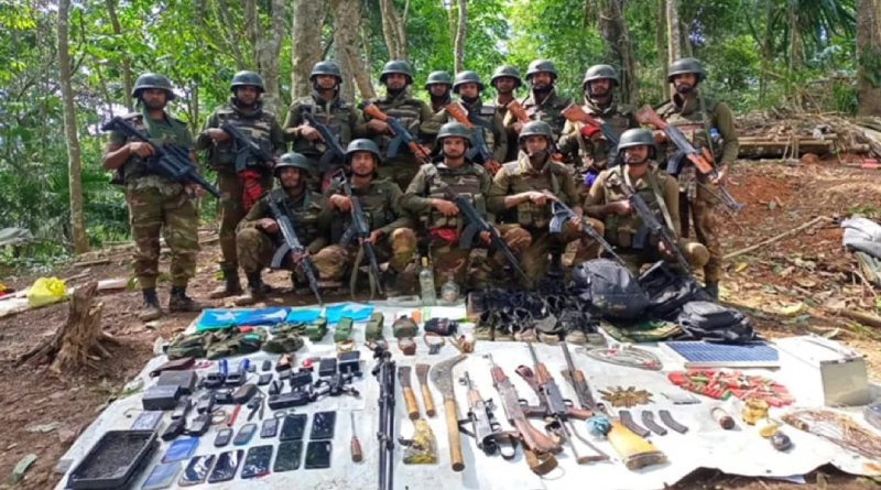 বান্দরবানে সেনা অভিযানে নিহত কেএনএফ সন্ত্রাসী
