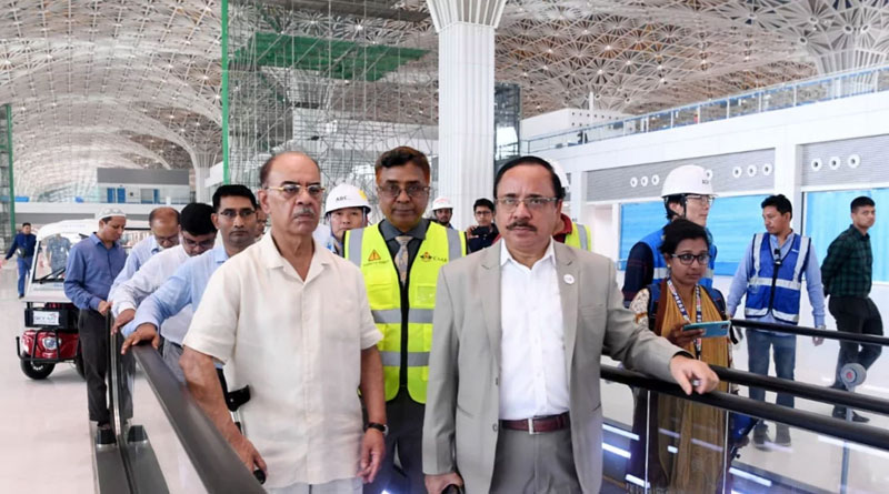 তৃতীয় টার্মিনালের ৯৭ ভাগ কাজ সম্পন্ন, অগ্রগতিতে সন্তুষ্ট বিমানমন্ত্রী