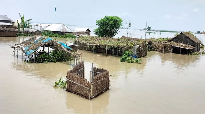 টাঙ্গাইলে বন্যার উন্নতি হলেও প্রধান ৩ নদীর পানি বিপৎসীমার ওপরে