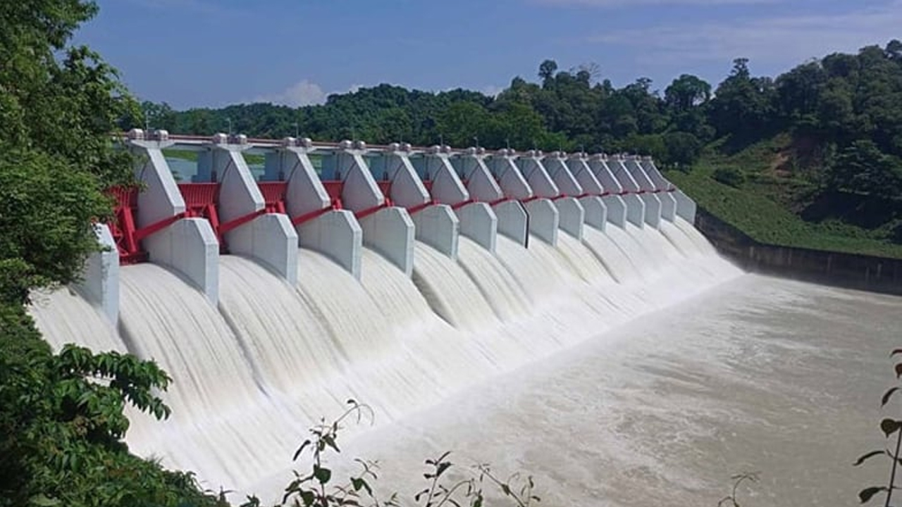 খুলে দেওয়া হলো কাপ্তাই বাঁধের গেট