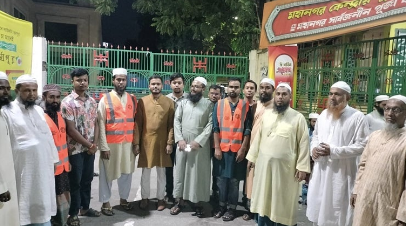 ঢাকার সব মন্দিরে ইসলামী ছাত্র আন্দোলনের স্বেচ্ছাসেবী দল