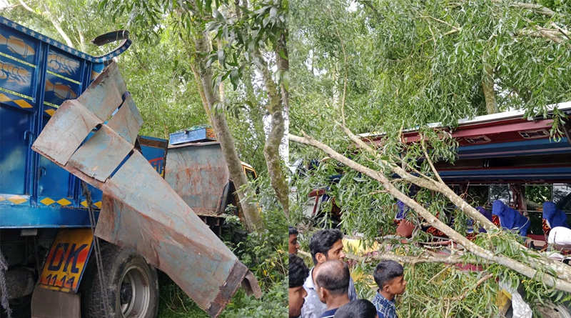 গোপালগঞ্জে বাস-ট্রাক সংঘর্ষ, ঘটনাস্থলেই ৫ জনের মৃত্যু