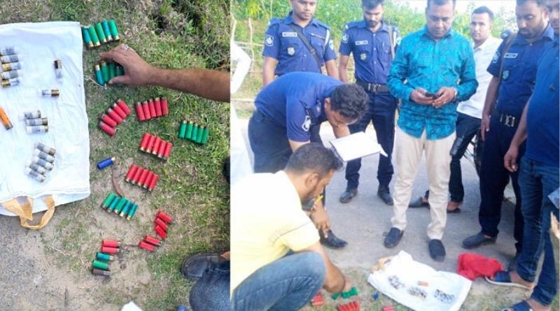 পাহাড়ের পাদদেশে মিললো পুলিশের লুট হওয়া ৬৭ তাজা কার্তুজ