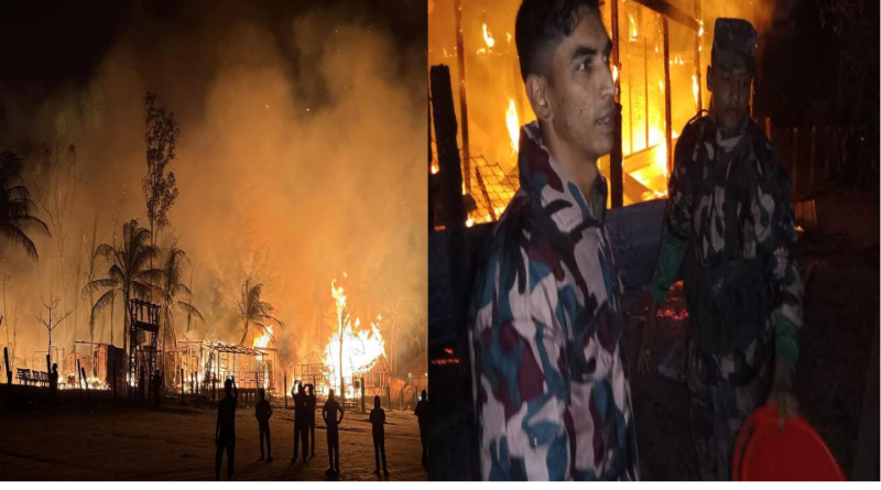সেন্টমার্টিনে আগুনে প্রাথমিক ক্ষতি ৬ কোটি টাকা, তদন্ত কমিটি
