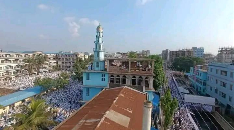 আল্লামা সুলতান যওক নদভীর জানাজায় জনতার ঢল