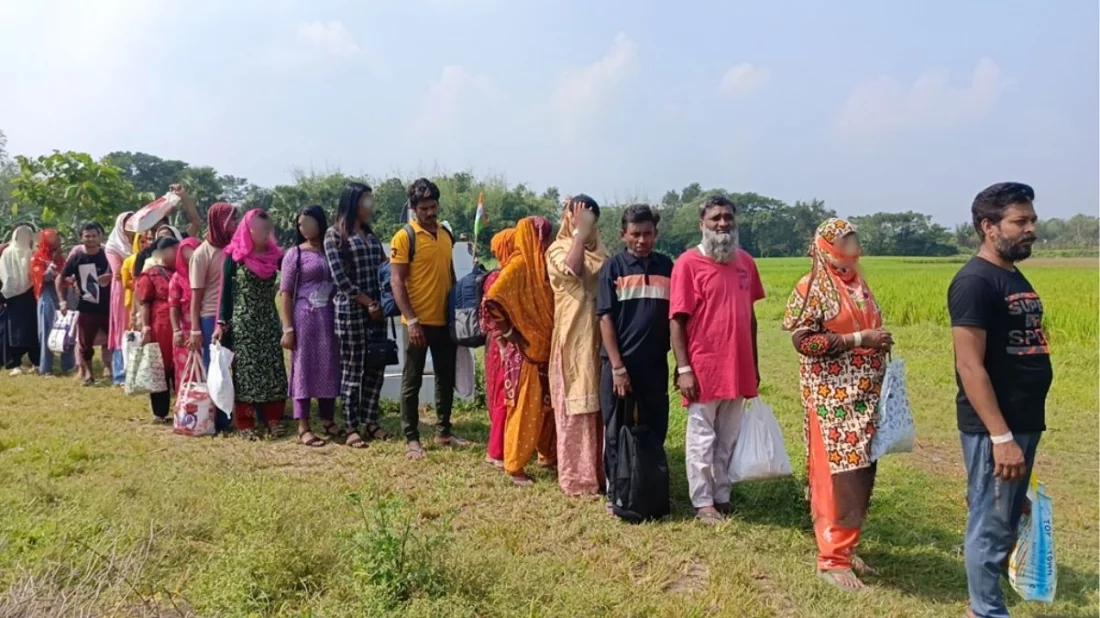 মেহেরপুর সীমান্তে ৬০ বাংলাদেশিকে হস্তান্তর বিএসএফের