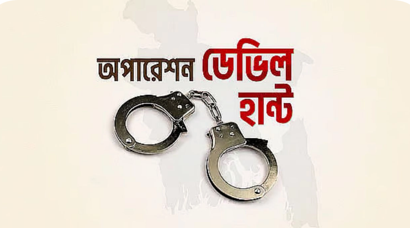 ‘অপারেশন ডেভিল হান্ট ফেজ-২’: সাত দিনে গ্রেপ্তার প্রায় ৬ হাজার