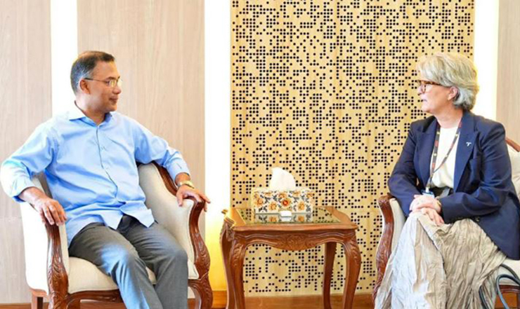 প্রধানমন্ত্রী তারেক রহমানের সঙ্গে টেলিনর গ্রুপ প্রধানের সাক্ষাৎ